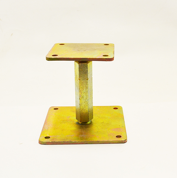 Verstelbare Paaldrager 12/12cm-16/16 verzinkt
